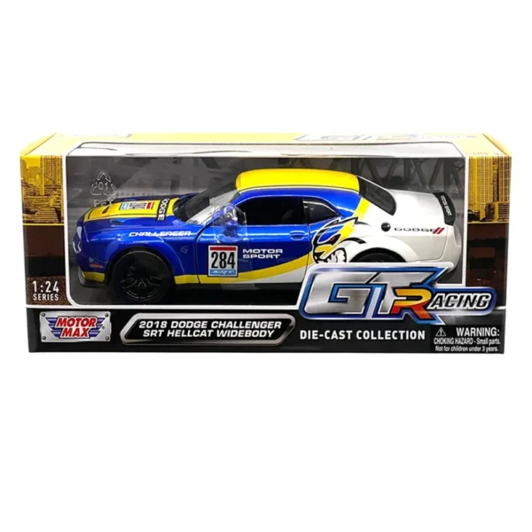 Motormax 1/24 Scale GT Racing - 2018 Dodge Challenger SRT Hellcat ...