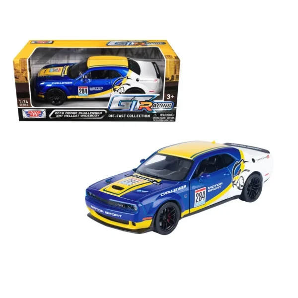 Motormax 1/24 Scale GT Racing - 2018 Dodge Challenger SRT Hellcat ...