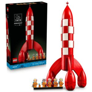 Lego Ideas 21367 Tintin Rocket Moon Collectible Set with Minifigures