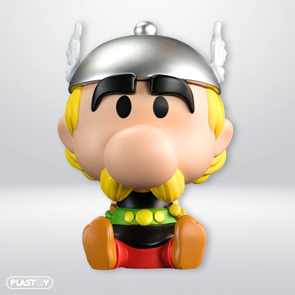 Plastoy Asterix - Chibi Asterix Piggy Bank - New Edition Collectible for 14+ Years