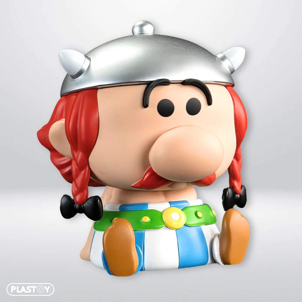 Plastoy Asterix - Chibi Obelix Piggy Bank - New Edition Collectible for 14+ Years - Image 2