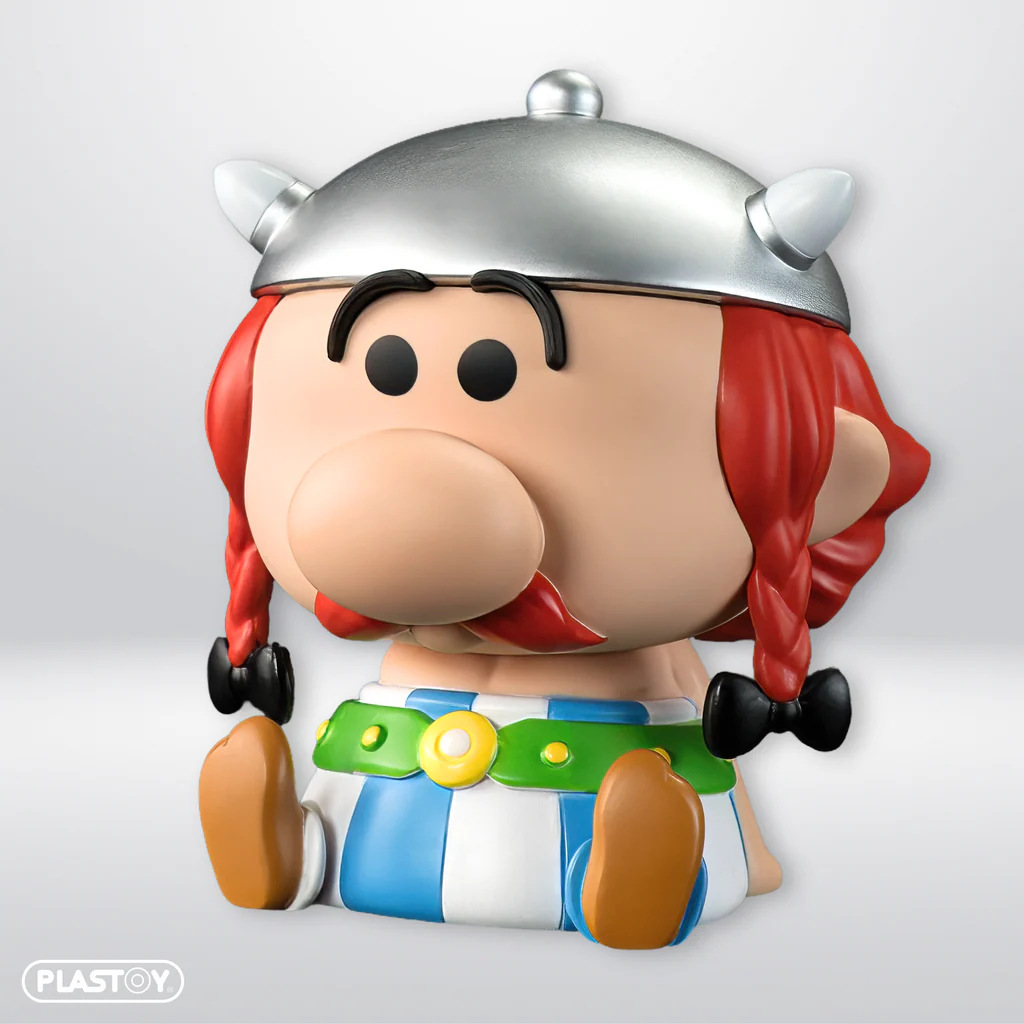 Plastoy Asterix - Chibi Obelix Piggy Bank - New Edition Collectible for 14+ Years - Image 3