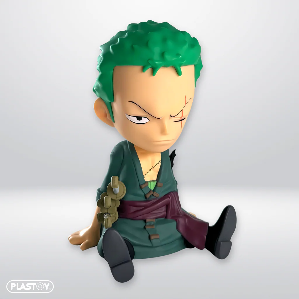 Plastoy One Piece Zoro Piggy Bank Collectible for 14+ Years - Anime - Image 2