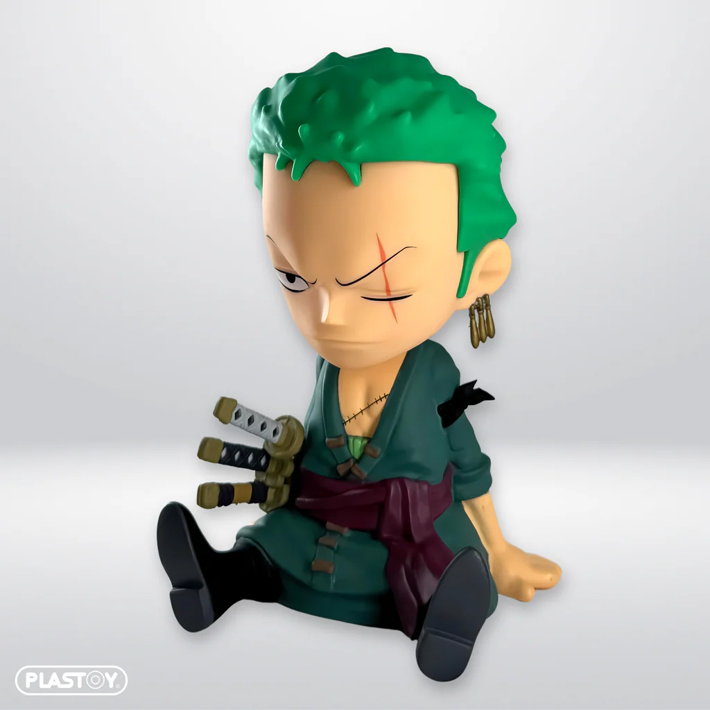Plastoy One Piece Zoro Piggy Bank Collectible for 14+ Years - Anime - Image 3