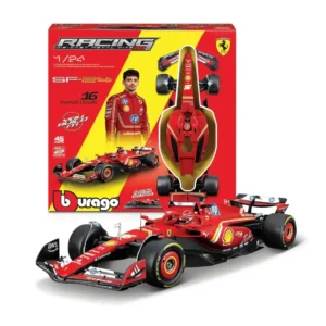 Bburago 1/24 Scale Ferrari SF-24 Charles Leclerc Formula 1 Model Kit for 14+ Years