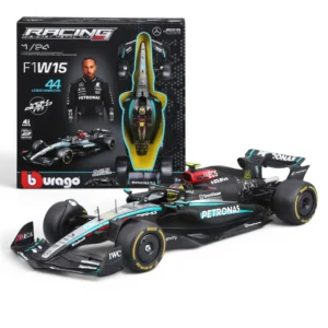 Bburago 1/24 Scale Mercedes-AMG F1W15 Formula 1 #44 Lewis Hamilton Model Kit