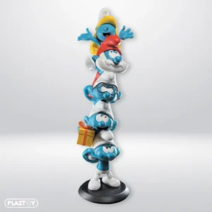 Plastoy Smurfs Column Statue for Collectors 14+ Years