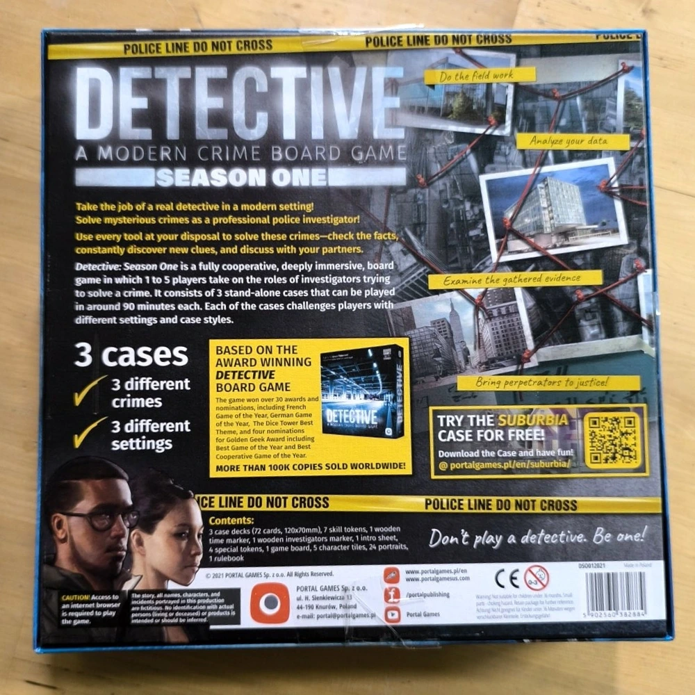 Detective A Modern Crime Board Game Season One | Family Game | 1-5 Player | Age 12+| Mystery lovers - Image 3