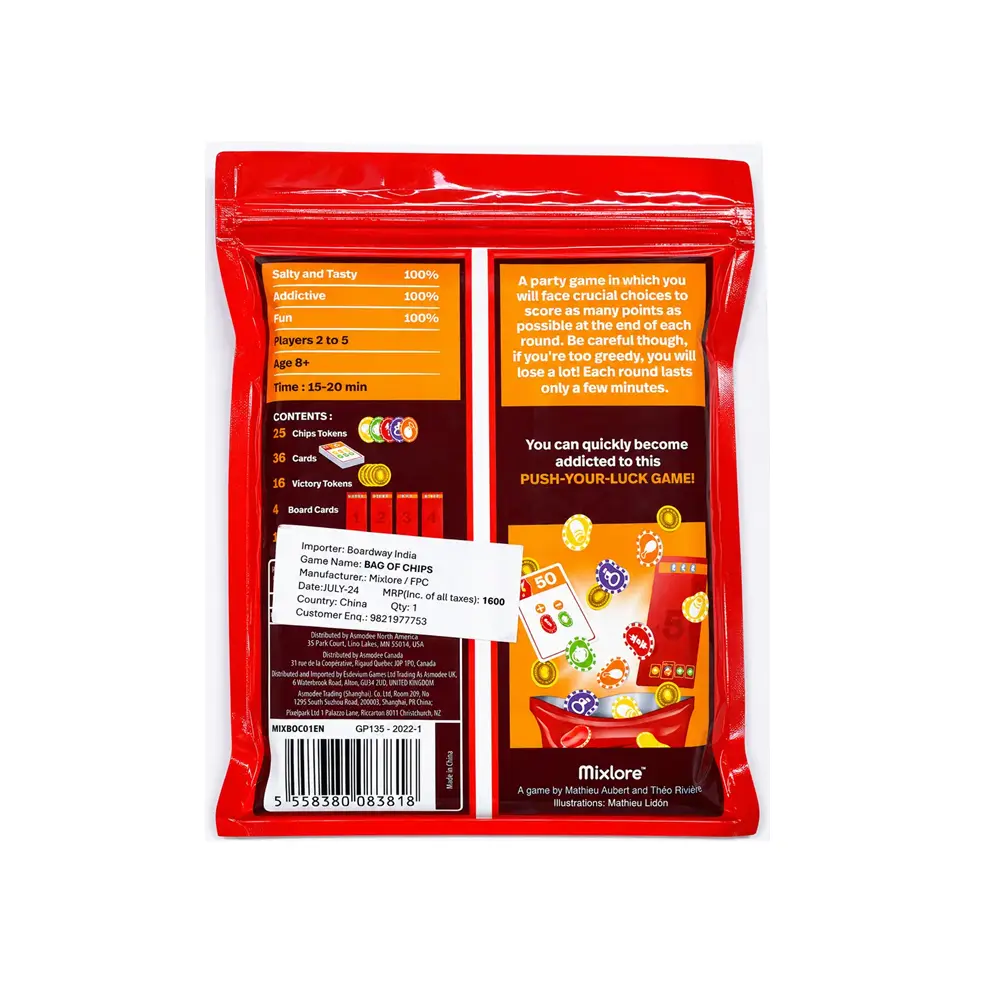 Bag of Chips - The Salty & Tasty Party Game | Family Strategy Card Game for Kids & Adults 8+ Years - Image 2