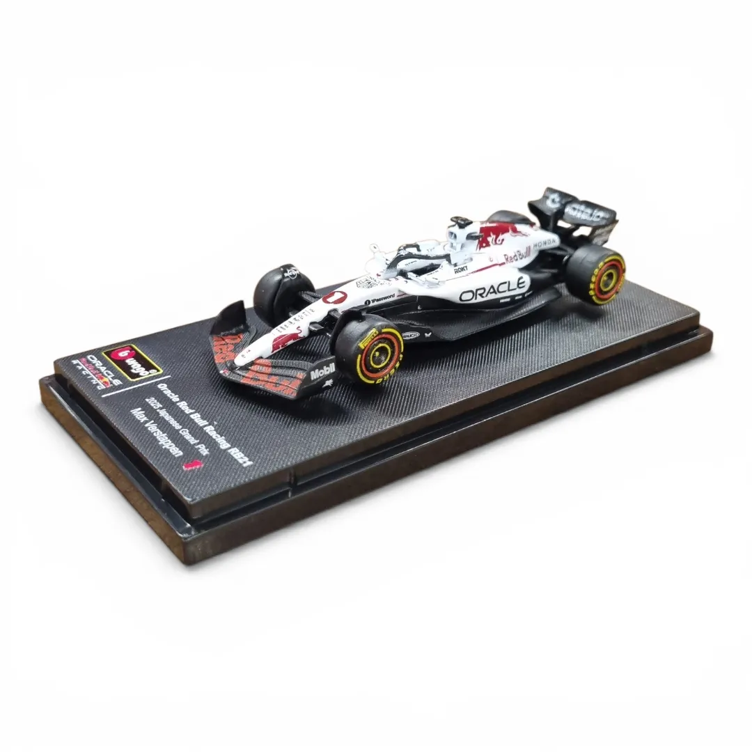 Bburago 1/64 Scale Oracle Red Bull Racing RB21 F1 Model #1 Max Verstappen - 2025 Japanese Grand Prix - Image 2