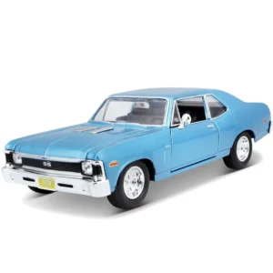 Maisto 1:24 Scale 1970 Chevrolet Nova SS Diecast Scale Model for Collectors (with Plex Case)