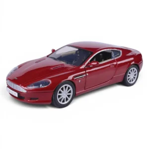motormax 1/24 scale aston martin db9 diecast model cherry red