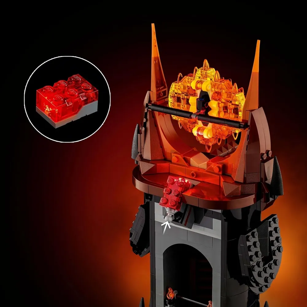 Lego Icons The Lord of The Rings: Barad-dûr 10333 Building Blocks Set for 18+ Years - Image 4