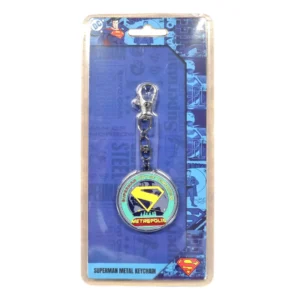 Superman City of Tomorrow Metal Keychain & Bag Charm