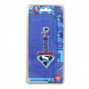 Superman View from Above Metal Keychain & Bag Charm