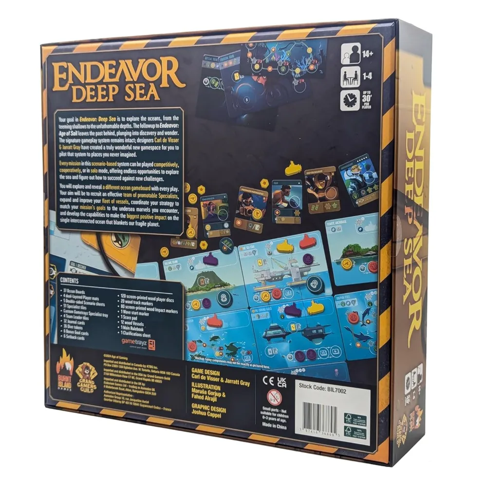 Endeavor Deep Sea – Exploration Strategy Board Game by Burnt Island Games | 1-4 Players | 14+ Years - Image 2