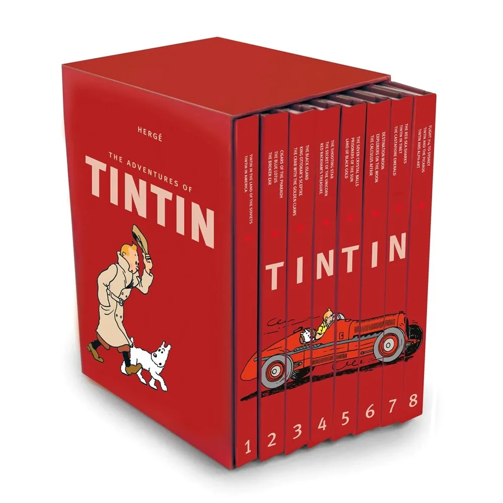 The Tintin Collection Box Set of 8 Volumes (Hardcover)