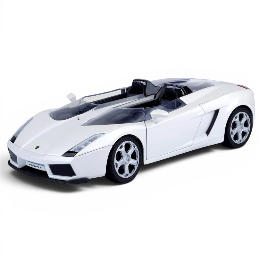 Motormax 1/24 Lamborghini Concept S Diecast Scale Model for 14+ Years (White)