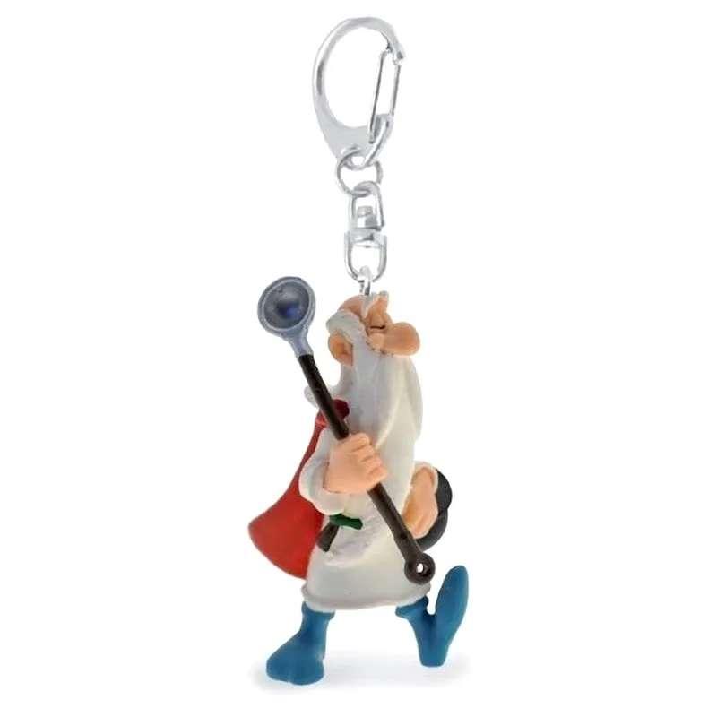 Keychain figure Plastoy Getafix with Wooden Spoon 60404