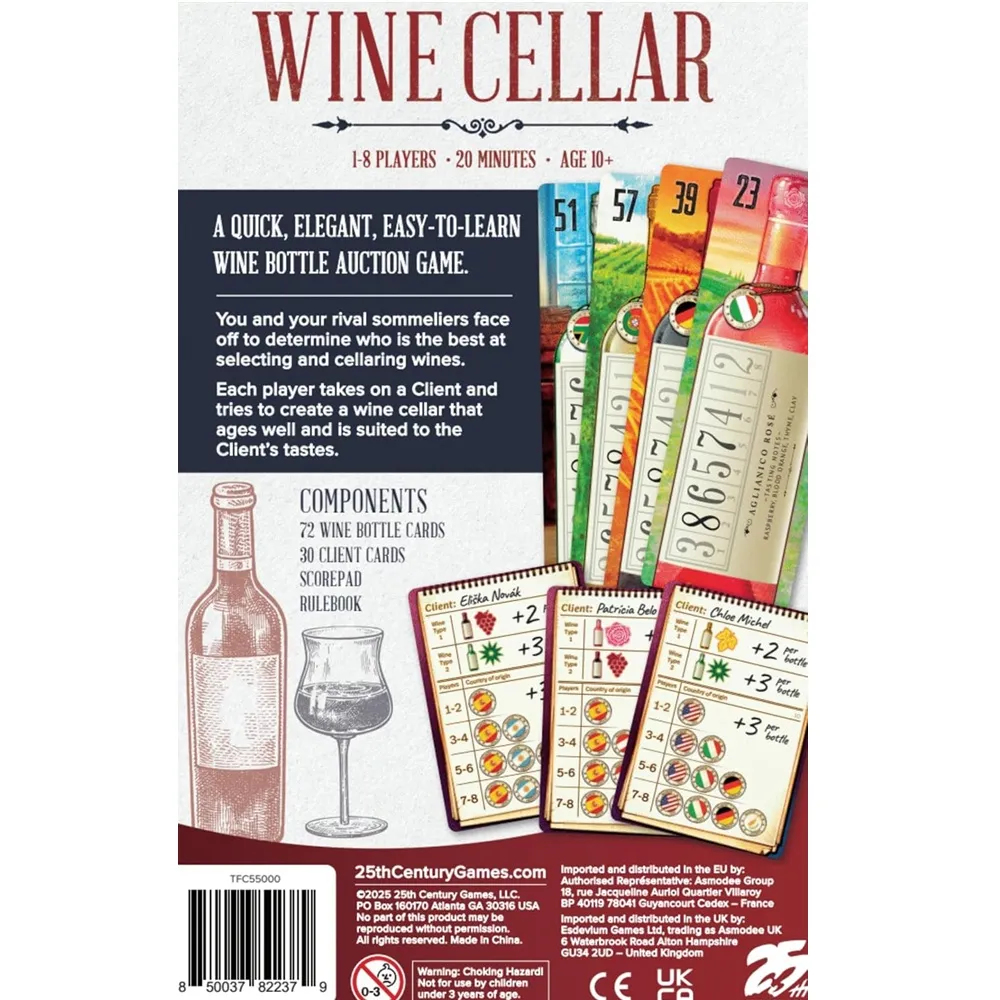 25th Century Games - Wine Cellar Game for Ages 10+ | 2 to 8 Players | 2026 Origins Award Nominee - Image 3