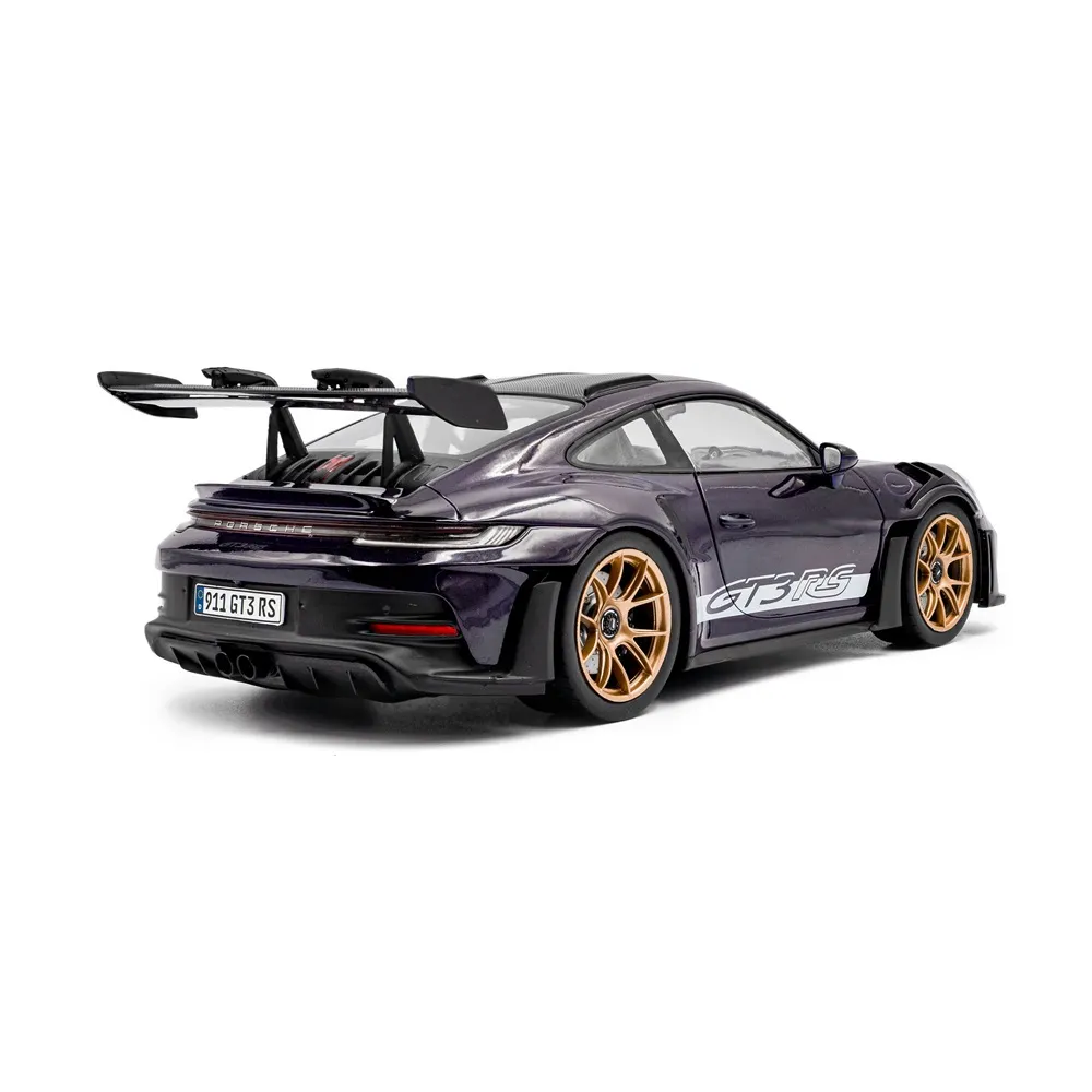 Solido 1:18 Scale 2024 Porsche 911 GT3 RS Weissach Package Viola Purpe Metallic - Image 6