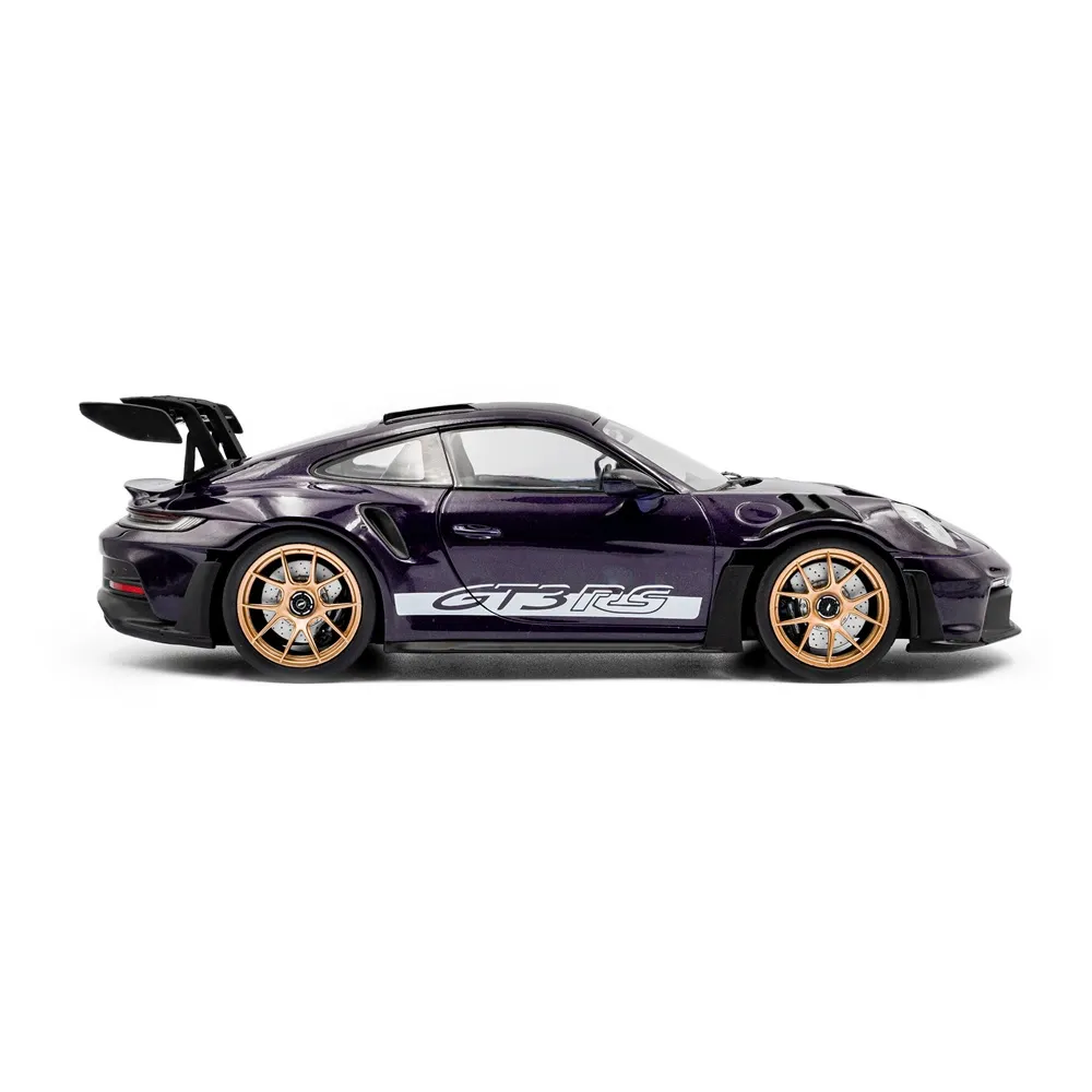 Solido 1:18 Scale 2024 Porsche 911 GT3 RS Weissach Package Viola Purpe Metallic - Image 3