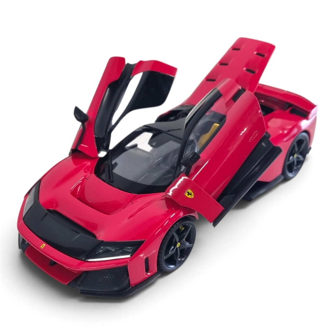 Bburago 1:18 Scale Ferrari F80 Signature Series Diecast Scale Model for 14+ Years (Red) - Image 9