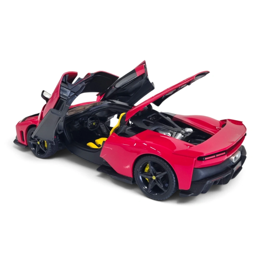 Bburago 1:18 Scale Ferrari F80 Signature Series Diecast Scale Model for 14+ Years (Red) - Image 8
