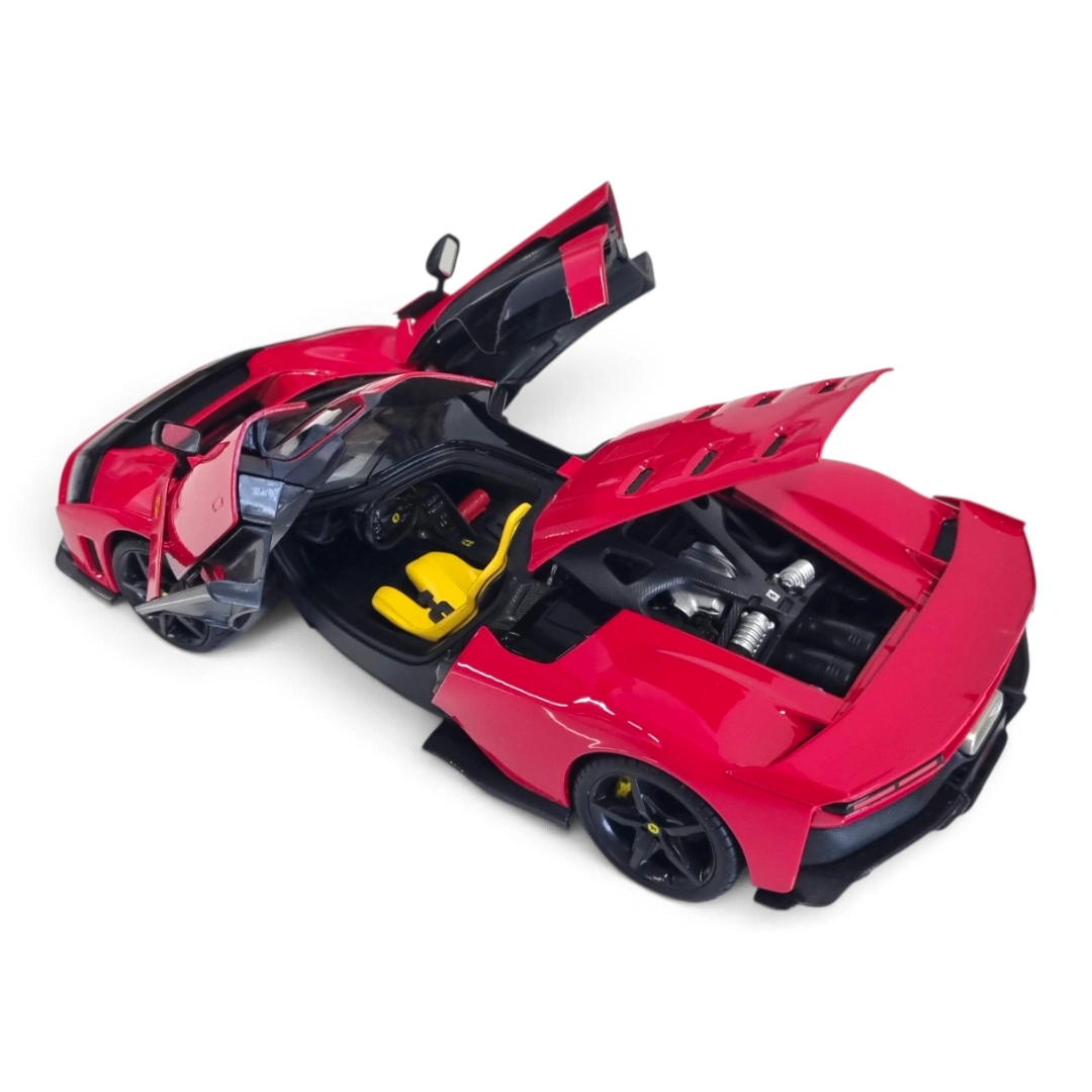 Bburago 1:18 Scale Ferrari F80 Signature Series Diecast Scale Model for 14+ Years (Red) - Image 7