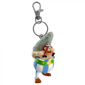 Keychain figure Plastoy Obelix Holding Menhir 60378