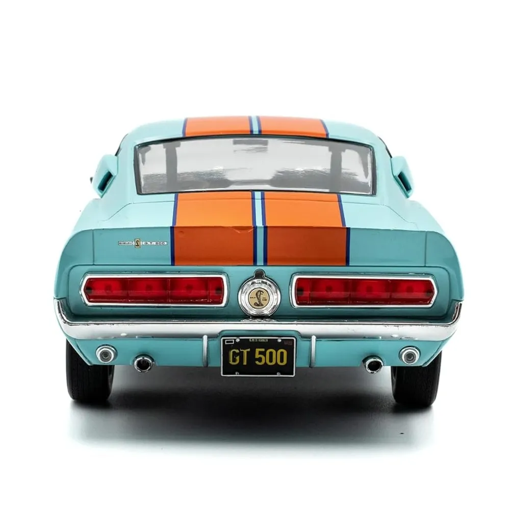 Solido 1:18 Scale Shelby GT500 Gulf Racing Tribute Diecast Scale Model - Image 3