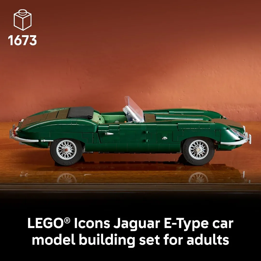 Lego Icons Jaguar E-Type 11381 Building Set for 18+ Years (1673 Pieces) - Image 2