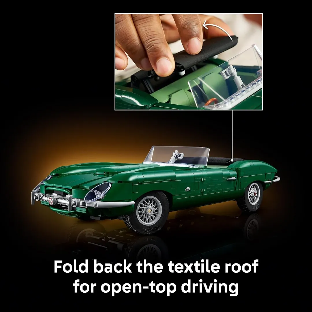 Lego Icons Jaguar E-Type 11381 Building Set for 18+ Years (1673 Pieces) - Image 3