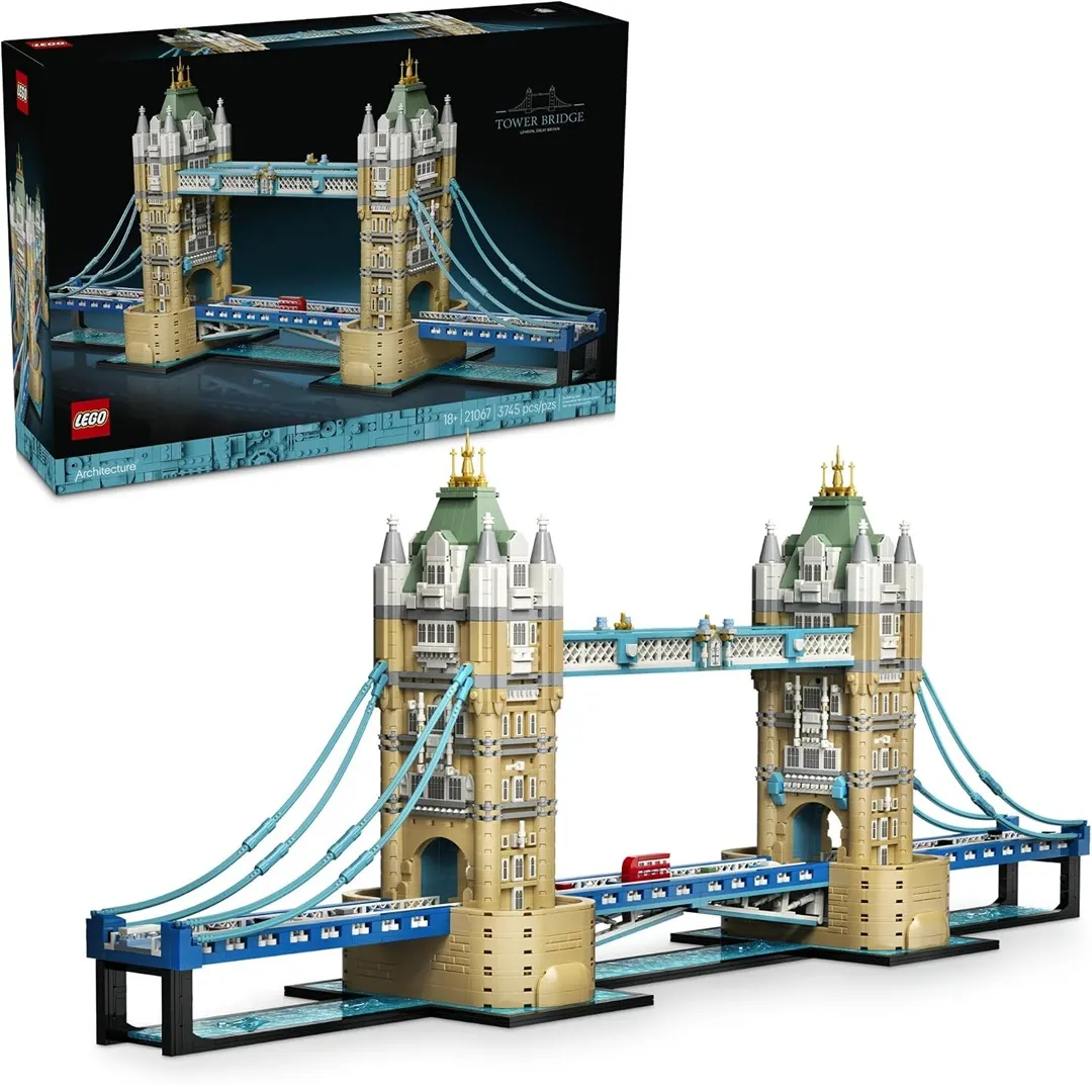 Lego Architecture London Tower Bridge 21067 Building Set for Adults 18+ Years (3745 Pcs)