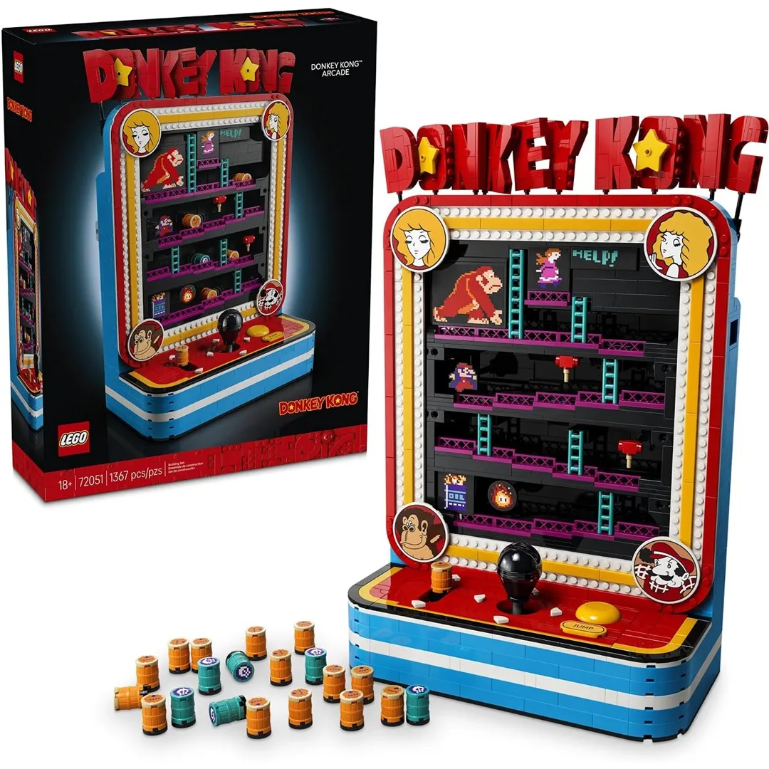 Lego Super Mario Donkey Kong Arcade Building Set for 18+ Years (1367 Pieces)