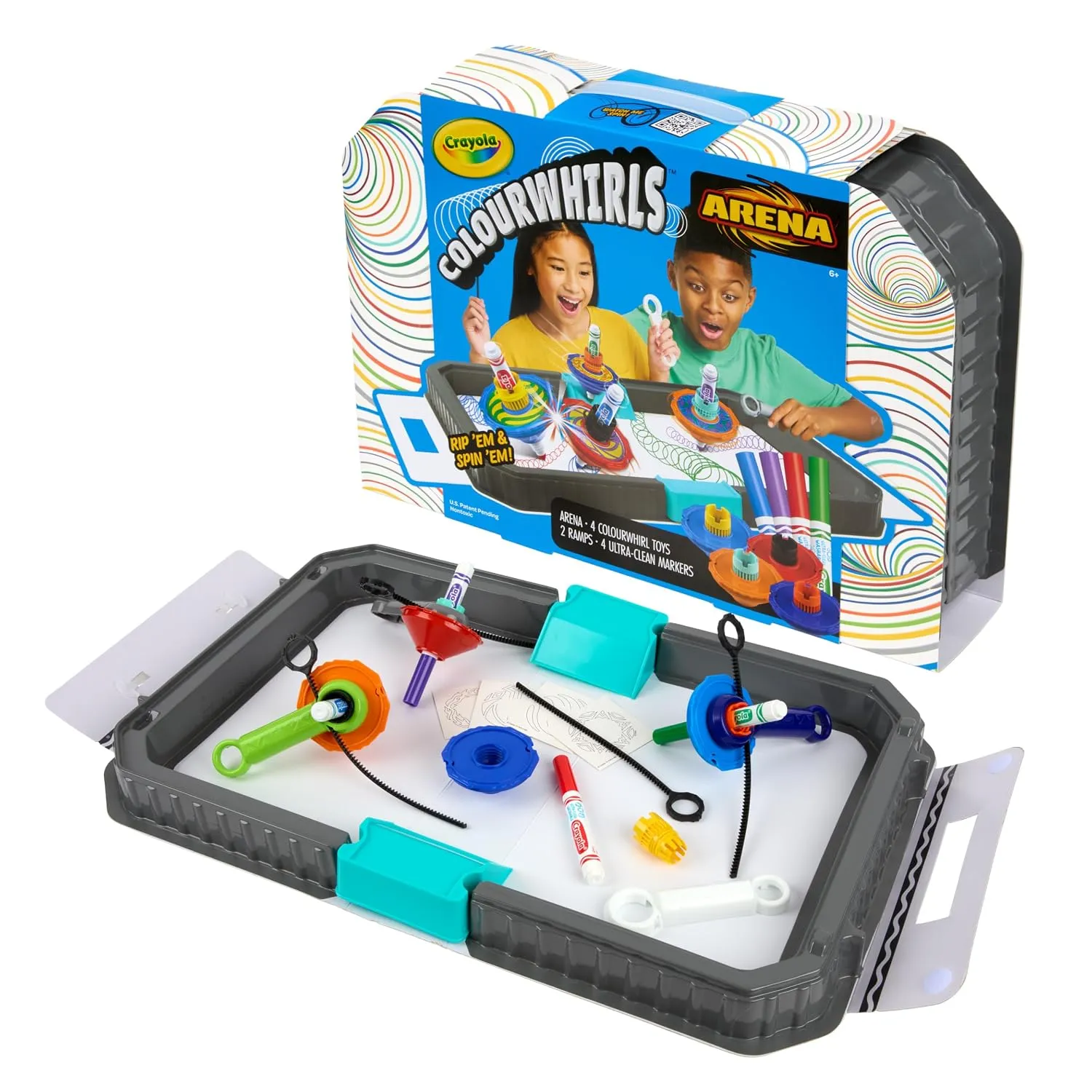 crayola colourwhirl arena toy set for kids