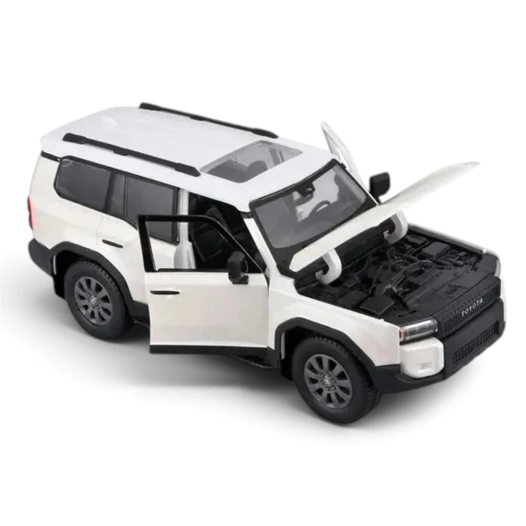 Maisto 1:24 Scale 2024 Toyota Land Cruiser Diecast Scale Model (Pearl White) - Image 3