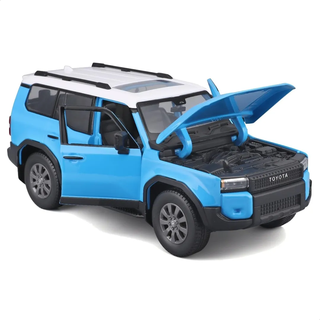 Maisto 1:24 Scale 2024 Toyota Land Cruiser Diecast Scale Model (Blue) - Image 2