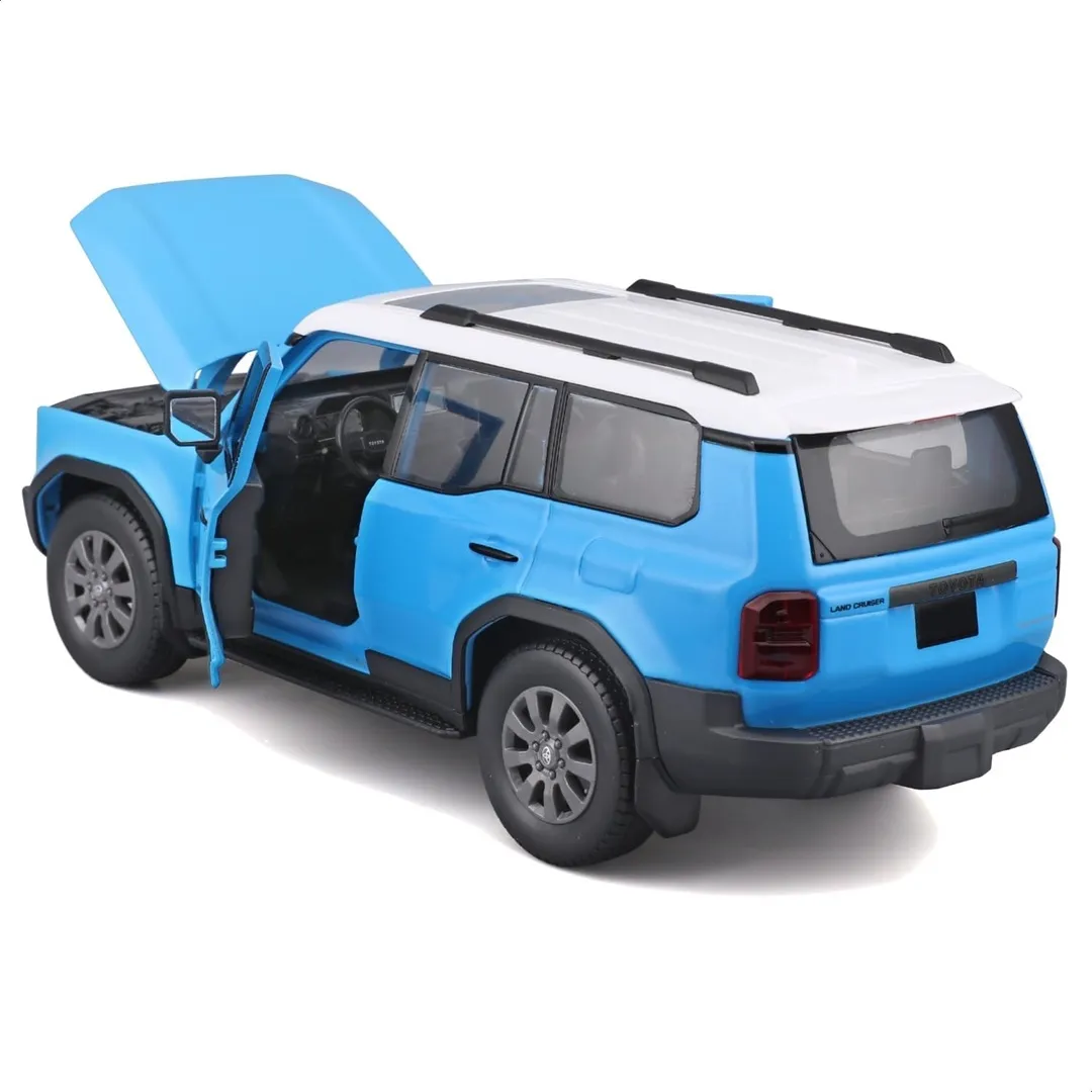 Maisto 1:24 Scale 2024 Toyota Land Cruiser Diecast Scale Model (Blue) - Image 3