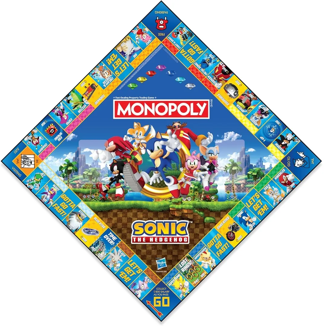 Sonic The Hedgehog Monopoly Board Game for 8+ Years (2-6 Years) - Image 2