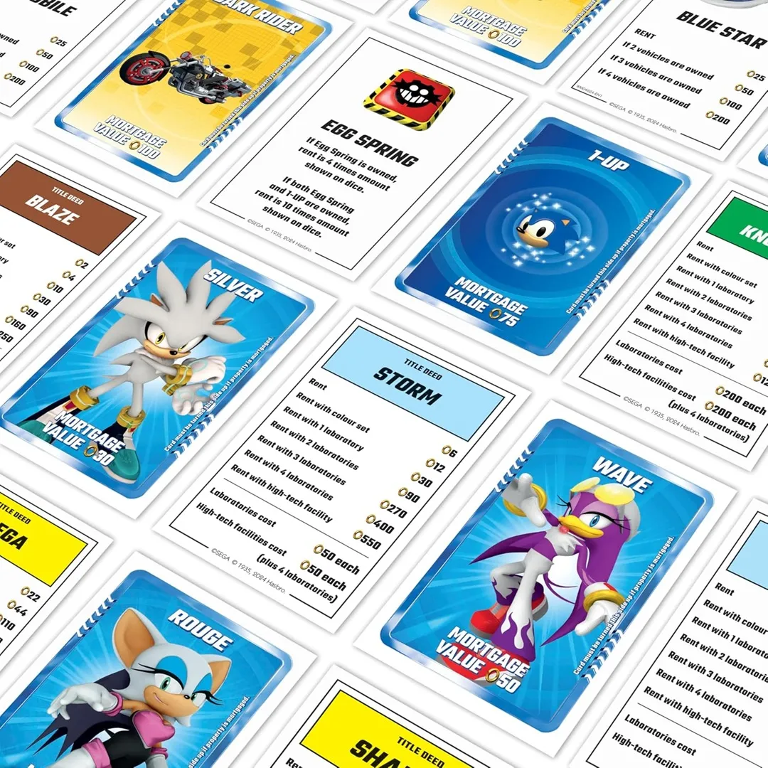 Sonic The Hedgehog Monopoly Board Game for 8+ Years (2-6 Years) - Image 3
