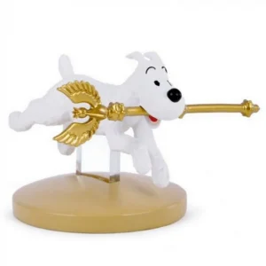 Tintin Resin Figure - Snowy With Ottokar's Sceptre