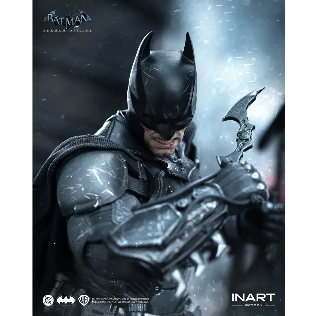 INART Batman: Arkham Origins - Batman (Battle Damaged Version) Action Figure for 15+ Years - Image 11