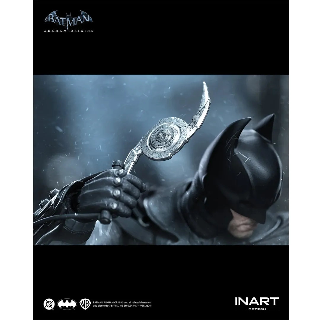 INART Batman: Arkham Origins - Batman (Battle Damaged Version) Action Figure for 15+ Years - Image 12