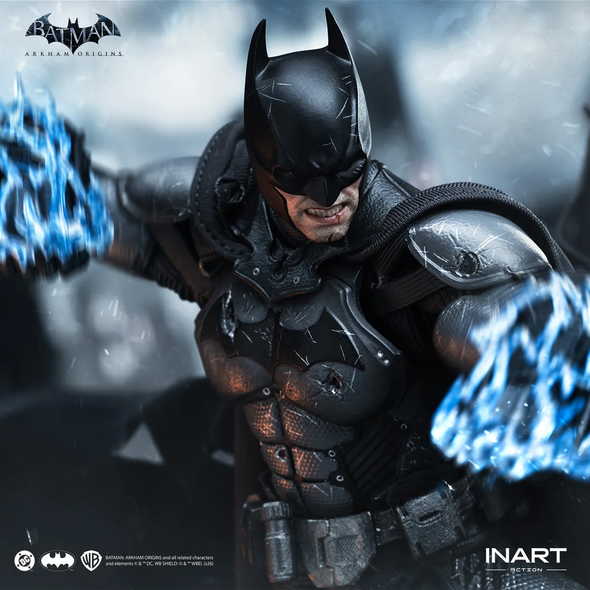 INART Batman: Arkham Origins - Batman (Battle Damaged Version) Action Figure for 15+ Years - Image 3