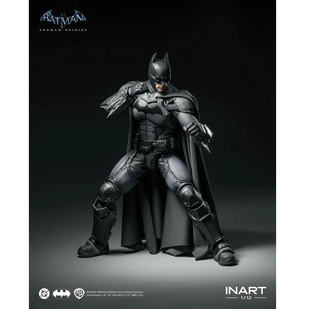 INART Arkham Origins Batman 1/12 Scale Action Figures for 15+ Years - Image 9