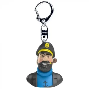 Tintin PVC Keychain - Captain Haddock Bust 4 cm (42315)
