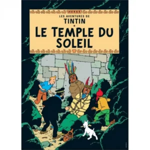 Tintin Official Posters - Tintin Album Prisoners of the Sun (50 x 70 cms)