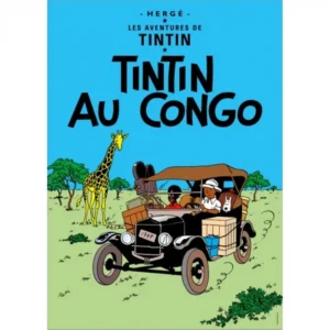 tintin in the congo poster