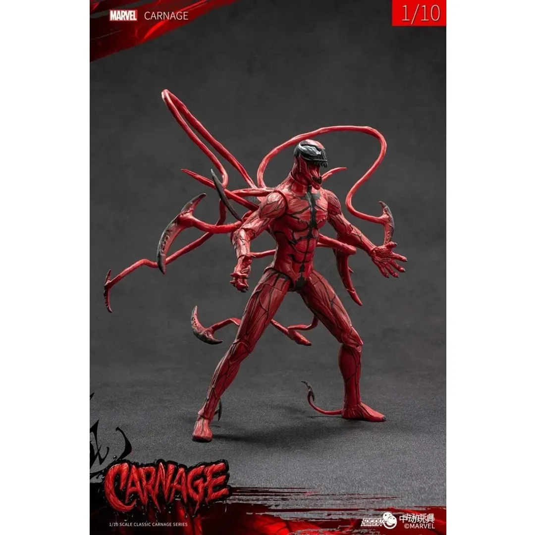 ZD Toys Carnage Marvel 1/10 Scale Action Figure for 14+ Years - Image 4